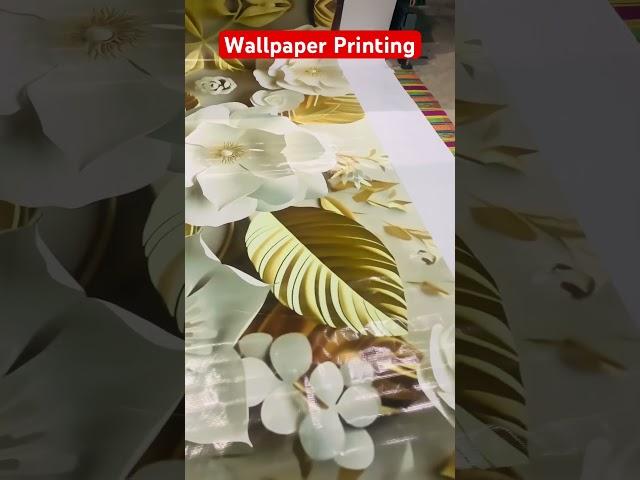 3D Wallpaper Printing #textile #penaflexwallsheet #3dwallpaper #penaflex #fashion #walldecor #5d