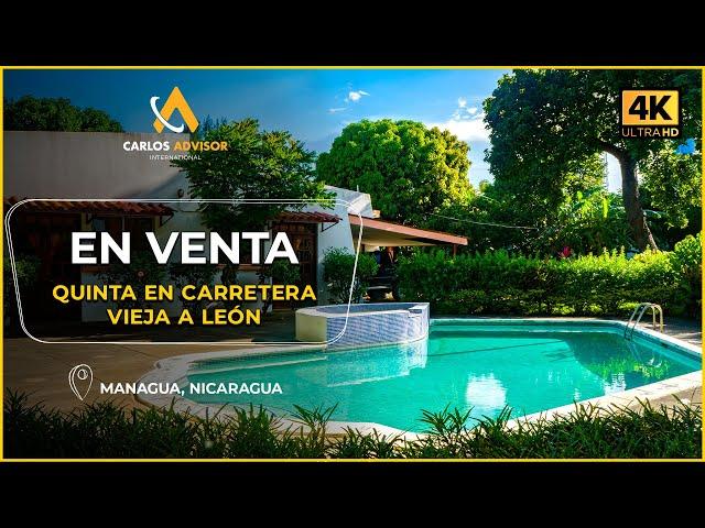  FAMILIAR! Quinta en Venta en Carretera Vieja a León, Managua | Bienes Raíces Nicaragua