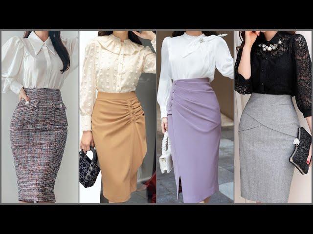 pencil bodycon skirts ideas for office work attire