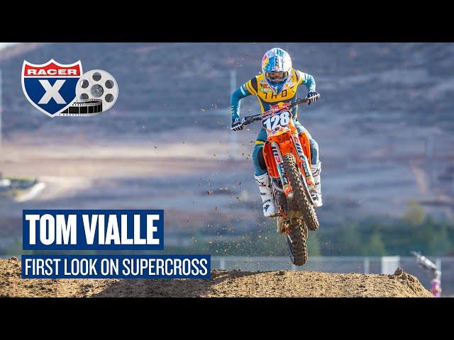 First Look at MX2 World Champion Tom Vialle on Supercross | Racer X Films