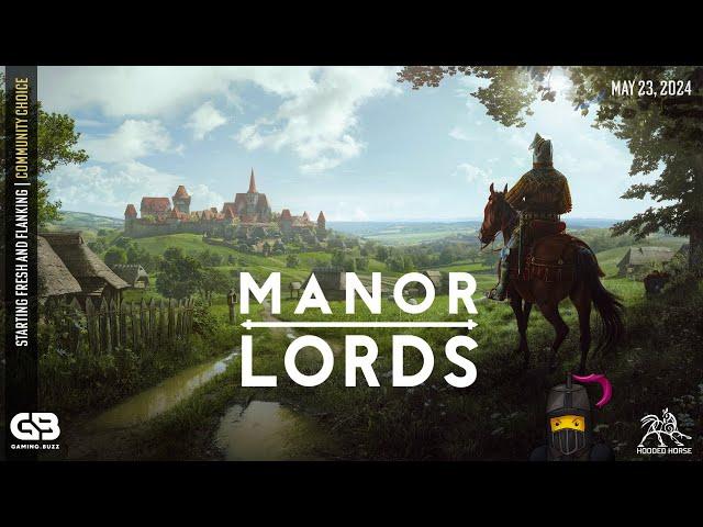 Manor Lords - Starting Fresh and Flanking ️ | Part 01 | May 22, 2024