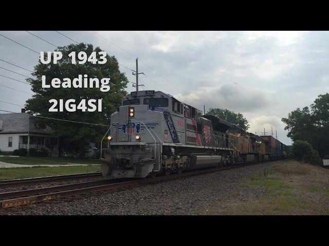 UP 1943 leading 2IG4SI Through Eureka Mo (Ft. The Midwestern Railfan)