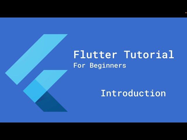 Flutter Tutorial for Beginners | Introduction to Flutter 2024