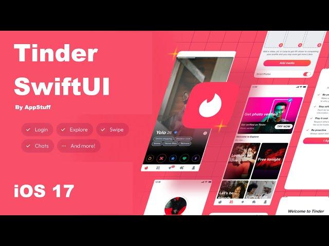  Let's Build Tinder with SwiftUI | iOS 17 | Dating App