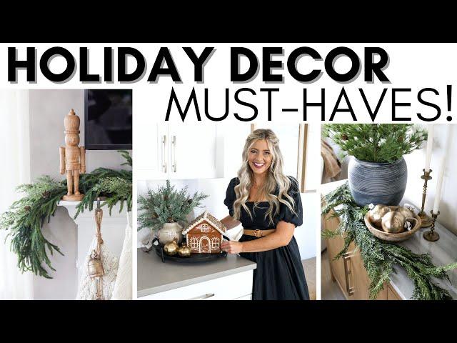 HOLIDAY DECOR MUST-HAVES || 2023 CHRISTMAS DECORATING IDEAS || TIMELESS HOLIDAY DECOR STAPLES