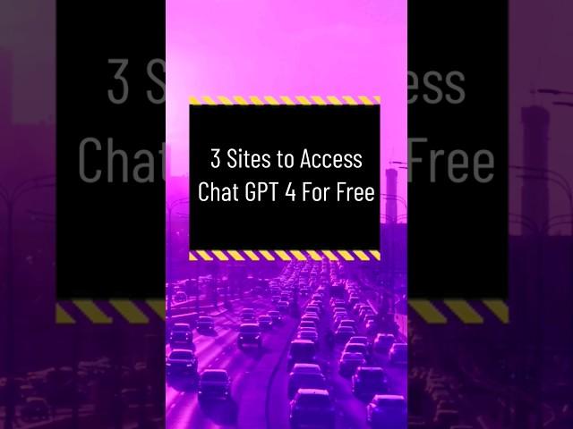Access chatgpt4 for free |how to get into Gpt-4 for free #shorts