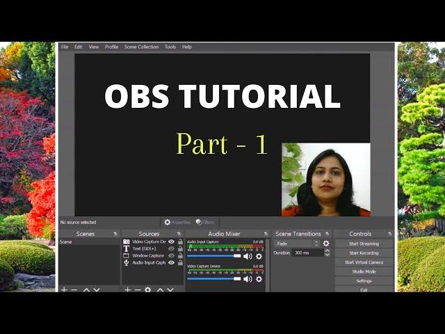 OBS Tutorial Part-1 in Hindi | Screen Recording | How to crop background | Remove Black Screen