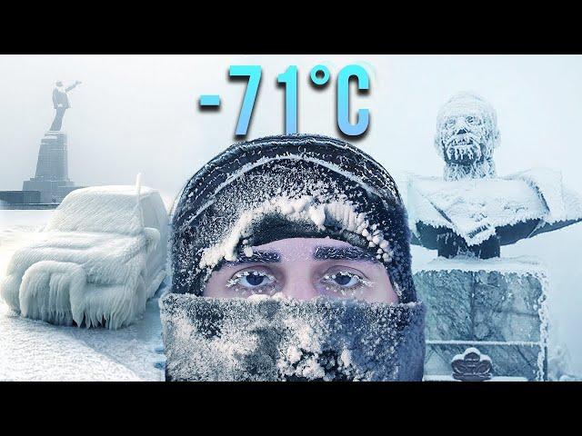 Часовая прогулка по самому холодному городу в мире (-71°C, ЯКУТСК)