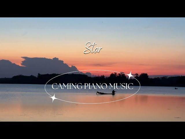 Star - Piano Music with Rain & Thunder Sounds for Sleep, Relaxing