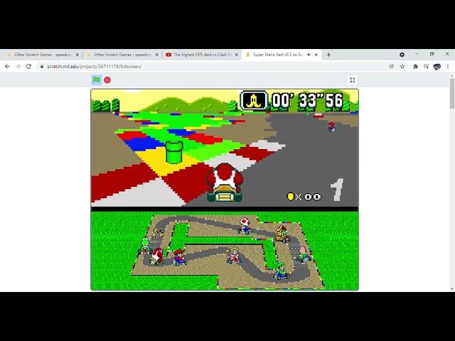Super Mario Kart v0.3 Scratch - 1:02.80 World Record.