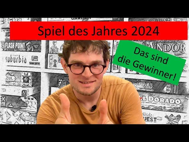 Spiel des Jahres 2024 - Das sind die Gewinner! Meine Einschätzung