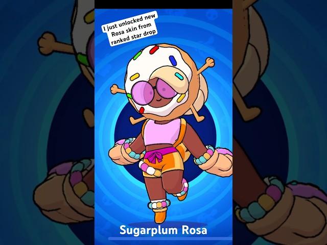 Sugarplum Rosa Skin Unlocked in Brawl Stars #mjplays #brawlstars