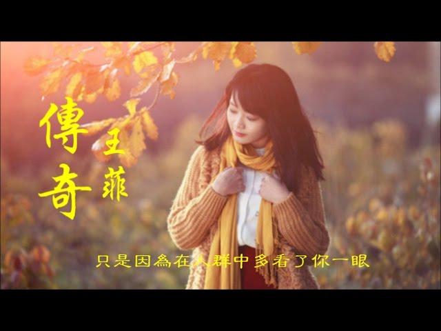 王菲《傳奇》只是因為在人群中 多看了你一眼 ... Faye Wong （原唱、曲：李健 詞：左右） *•