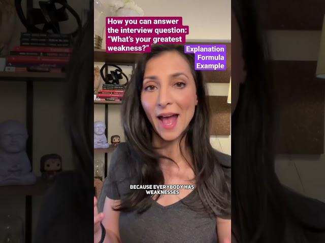 How to answer the job interview question “What is your greatest weakness?”