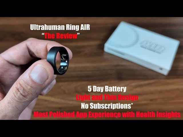 Ultrahuman Ring AIR Review : The most data from any ring