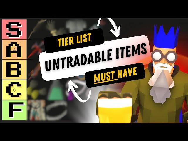 MUST have untradeable items in OSRS - Tier List for Ironmen / Beginners