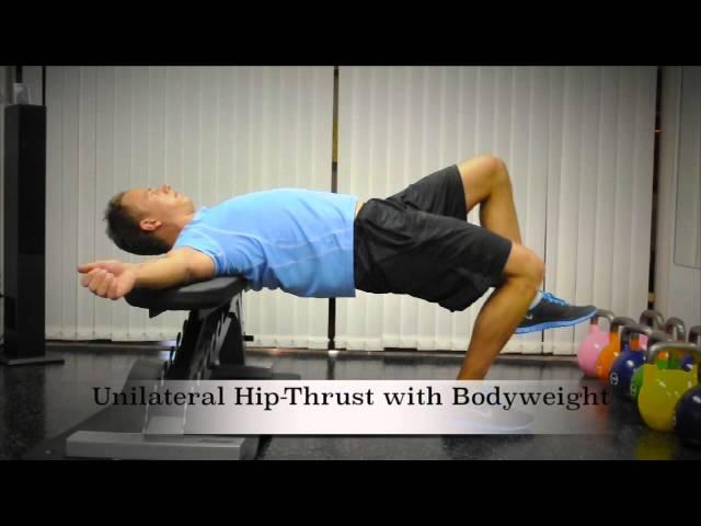 Exercise Index: Unilateral Hip-Thrust with Bodyweight