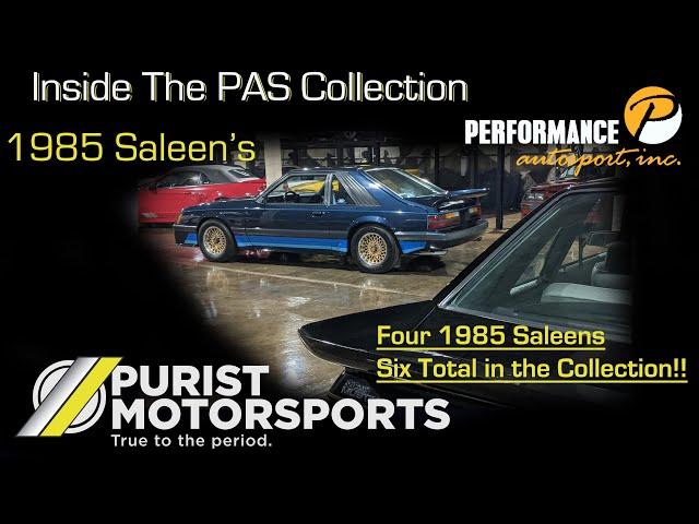 Insane!!! The Largest 1985 Ford Mustang Saleen Collection - The PAS Collection