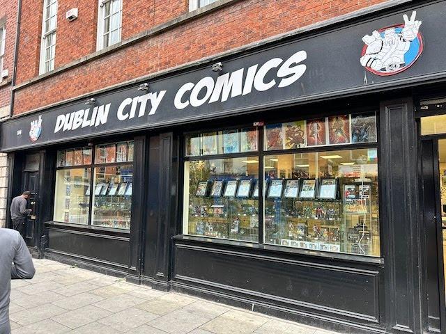 a visit to Dublin City Comics in Dublin Ireland