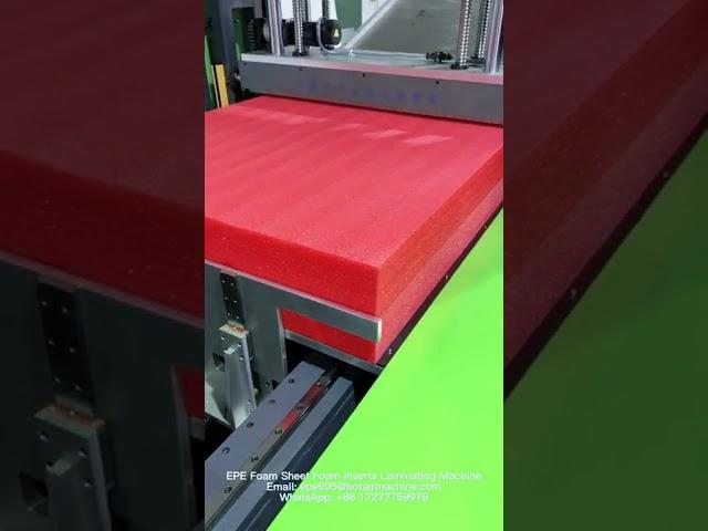 EPE Foam Sheet Foam Inserts Laminating Machine | Automatic Hot Air Laminating Machine