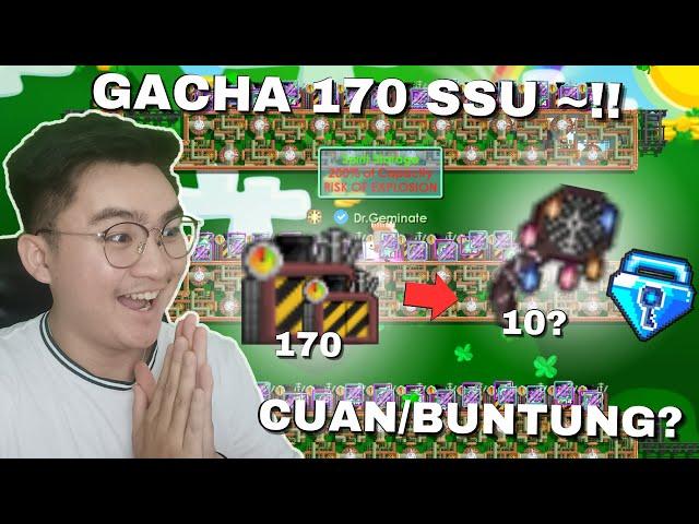 GACHA 170 SSU!! CUAN/BUNTUNG?? | Growtopia Gacha 2024