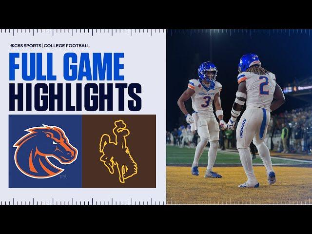 No. 12 Boise State vs Wyoming: FULL GAME HIGHLIGHTS