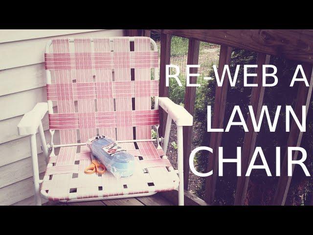 Re-Web a Lawn Chair