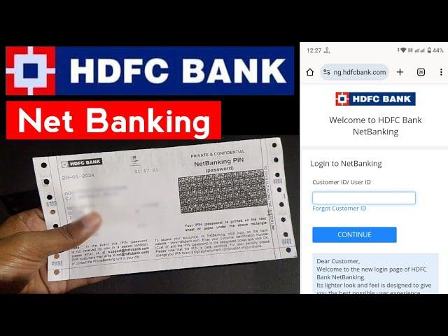 hdfc bank net banking registration kaise kare 2024 | hdfc net banking kaise banaye | HDFC BANK