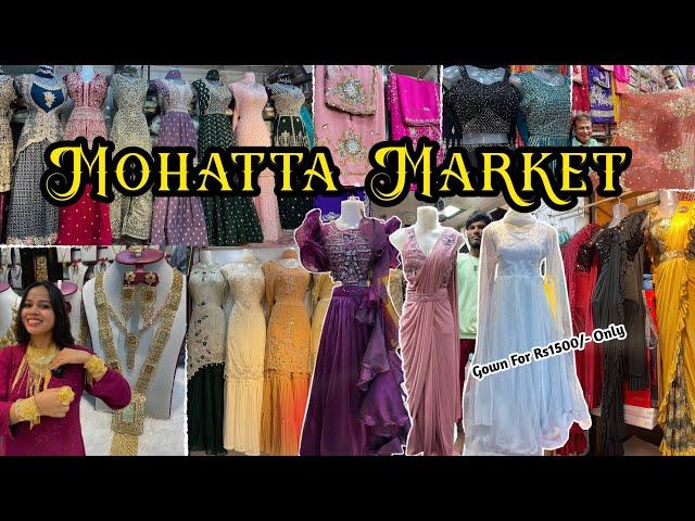 Mohatta Market Mumbai | PARTY WEAR GOWN | Ready to Wear Saree | Street Shopping in Mumbai | Part-2