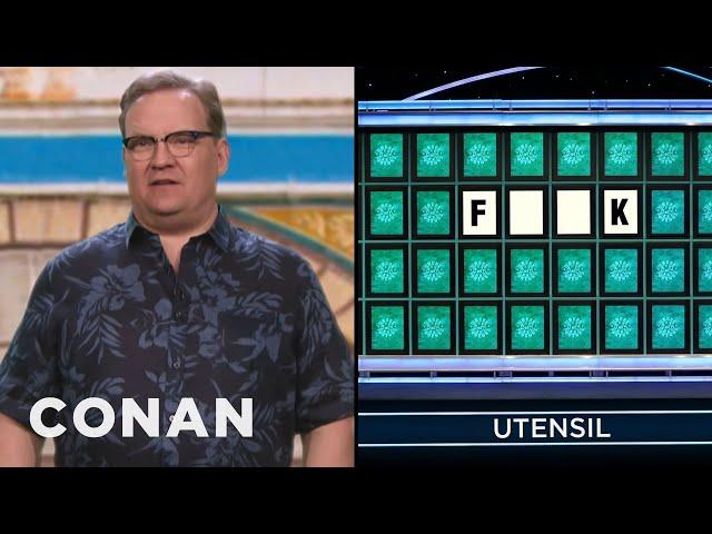 Andy's Wildly Inappropriate “Wheel Of Fortune” Guesses | CONAN on TBS