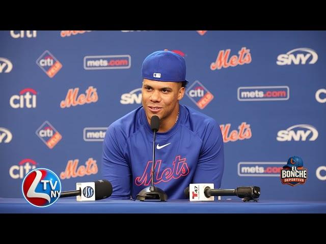 Juan Soto en conferencia de prensa "Iré al clásico mundial con RD"