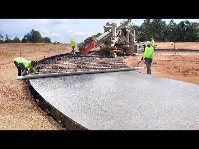 Genius Way They Build Perfect Concrete Curb