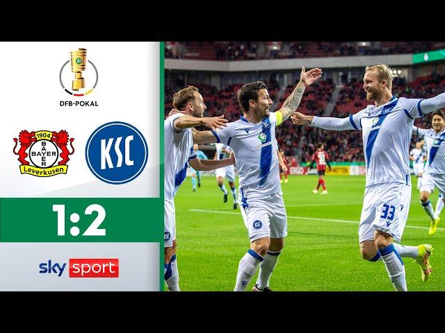 Bayer 04 Leverkusen - Karlsruher SC | Highlights - DFB-Pokal 2021/22 | 2. Runde