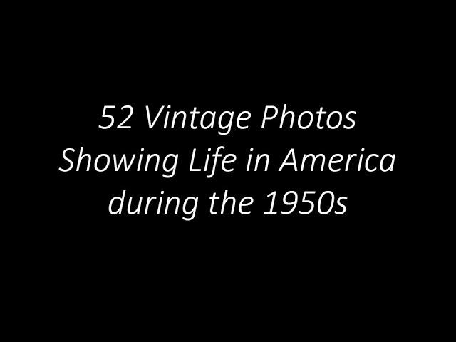 52 Vintage Photos Showing Life in America during the 1950s Volume 1