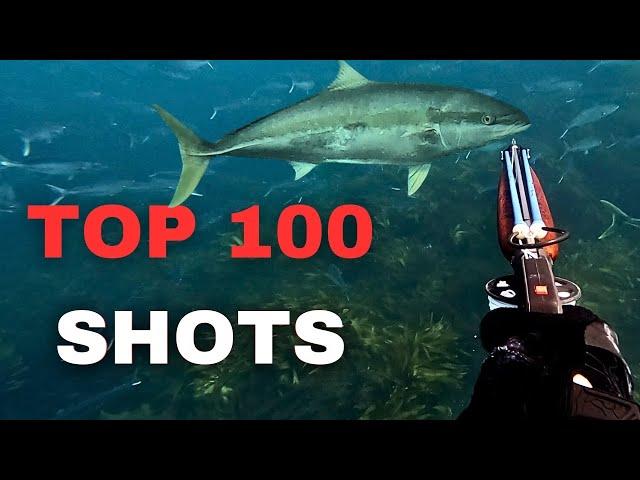 100 Best Spearfishing Shots You Won't Believe | Ultimate Underwater Action!