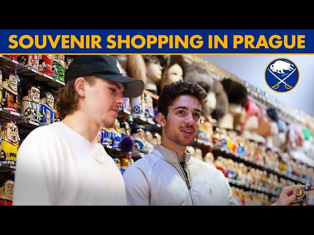 "We Broke The Budget" | Devon Levi & Zach Benson Go Shopping For Their Teammates In Prague | Sabres