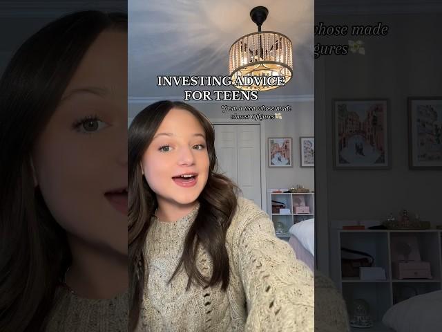 investing advice for teens #investingadvice #investingforbeginners #stocks