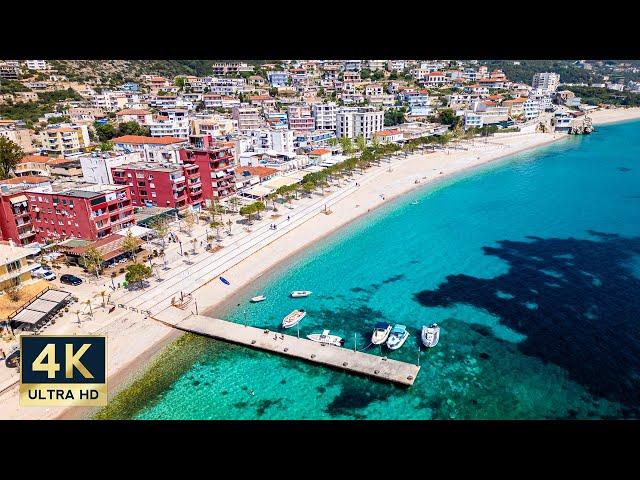 Himare Albania 4K Albanian Riviera Walking Tour 2024