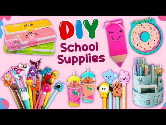 20 DIY School Supplies - Back To School Hacks and Crafts #diy #schoolcrafts