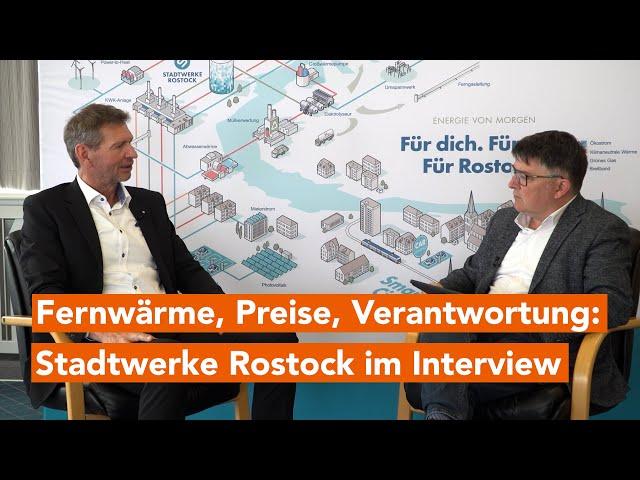 Nachgefragt: Stadtwerke Rostock zur Versorgungssicherheit, Fernwärmepreise und Stadtgesellschaft