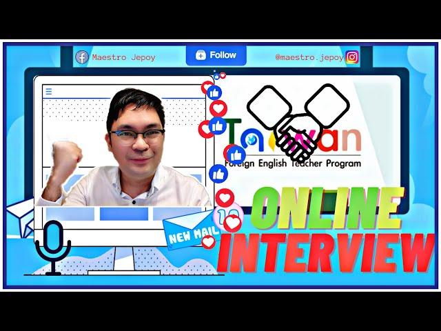 Teacher Online Interview II Public School English Teacher in Taiwan