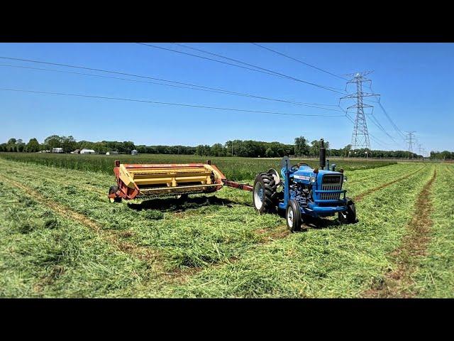 Mowing Hay the 1970's Way!