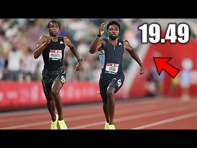 The Race We've All Been Waiting For... || Noah Lyles VS. Erriyon Knighton - Men's 200 Meter Finals