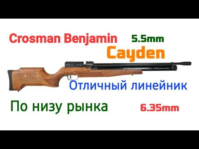 Crosman Benjamin Cayden , отличный линейник по низу рынка pcp!!!