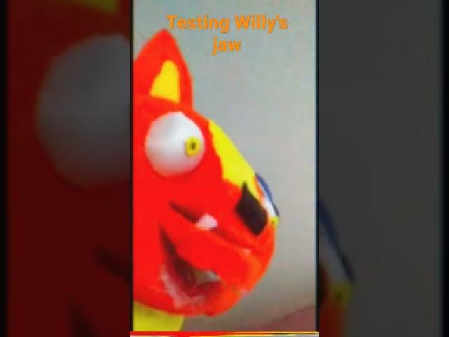 Testing Willy's jaw movements