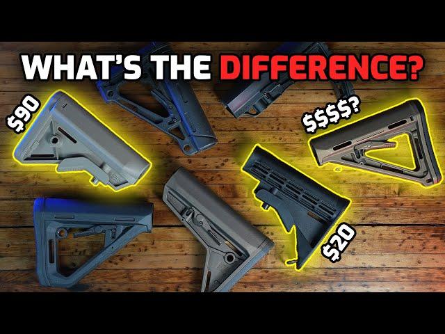 Why Are Some AR Buttstocks So Expensive? | AT3 Cheap Vs Expensive