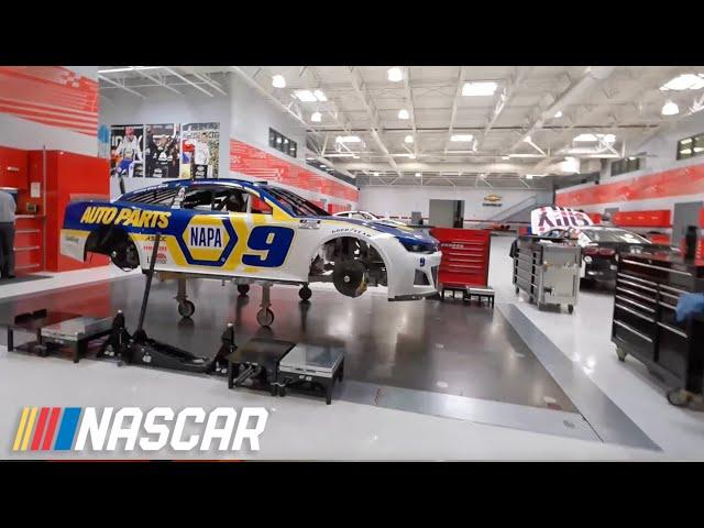 Drones eye view of Hendrick Motorsports' Campus