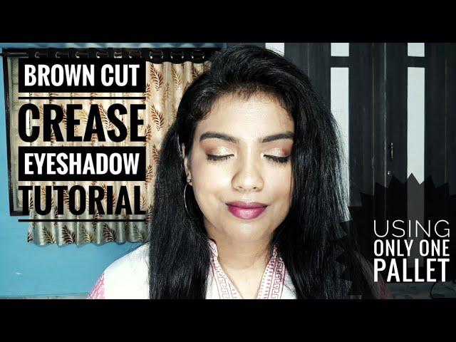 Step by Step Brown Cut Crease Eye Shadow Tutorial | Easy tutorial | With tips and tricks