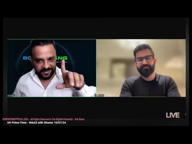 BOOMERANG (must see) CEO SHAVEZ GREAT SALES PITCH - AI BOT CRYPTO PROFITS (001) TOP TEAM ROB BUSER