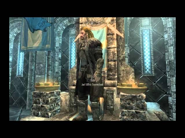 Skyrim Jarl Ulfric Stormcloak "Why I fight" speech" in Windhelm